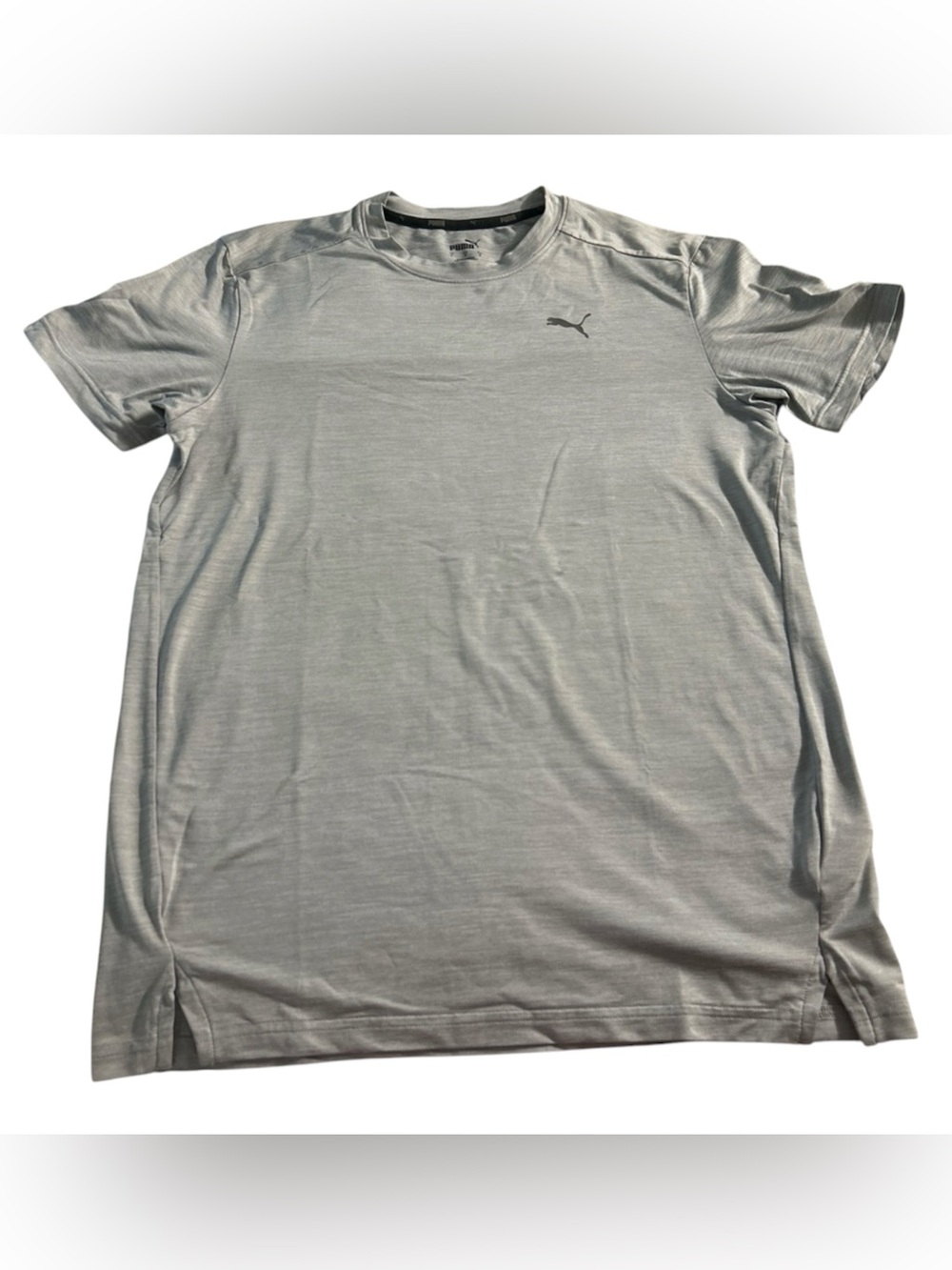 Puma Men’s Light Gray Short Sleeve Performance Tee